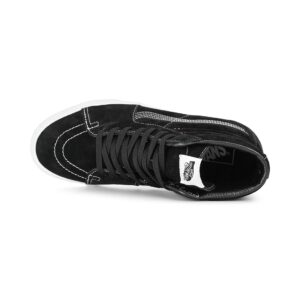 Vans Classic Sk8-Hi Skate Shoes - Black Pig Suede