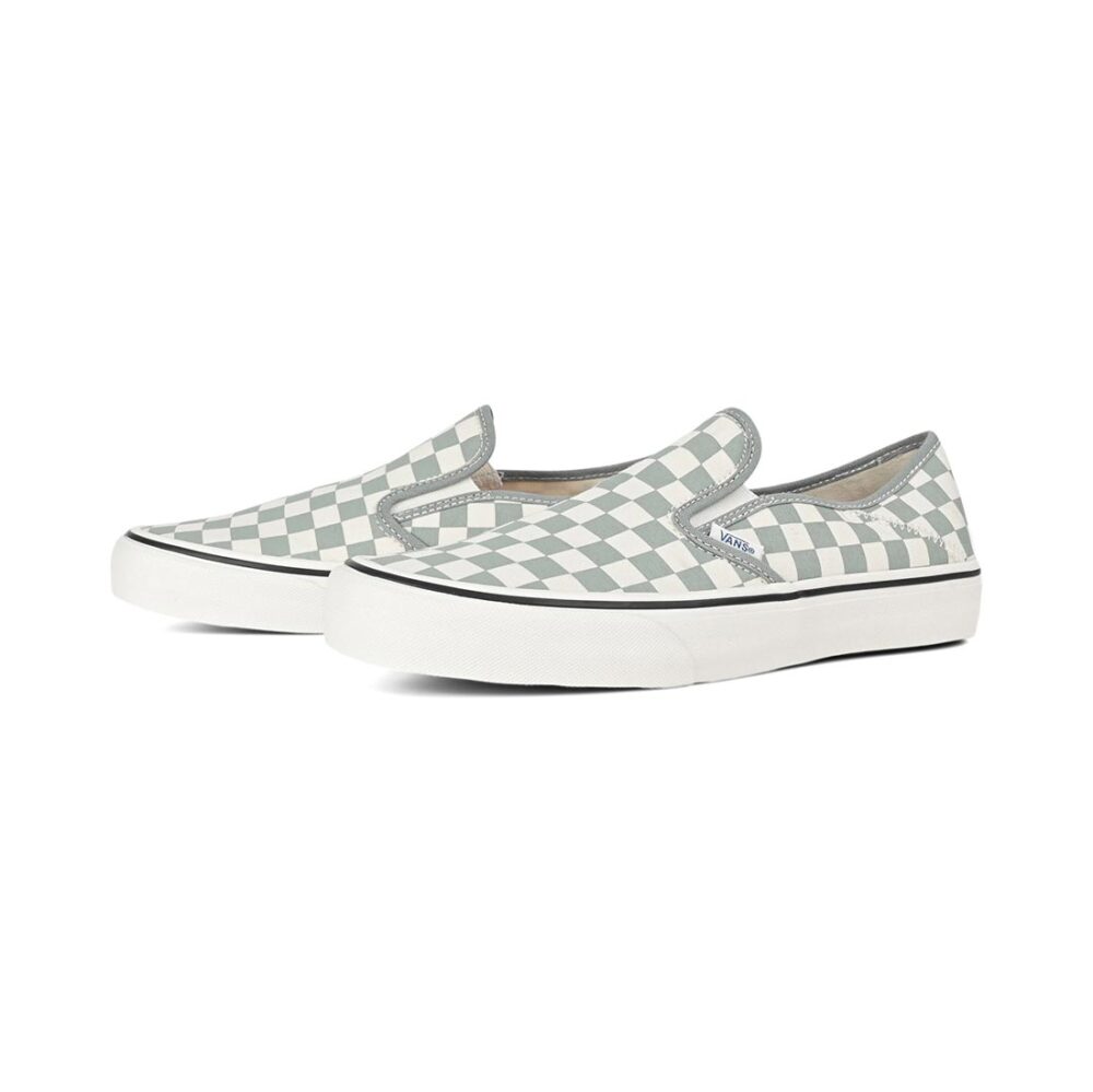 Vans Classic Slip-On SF Skate Shoes - Green Milieu/Marshmallow