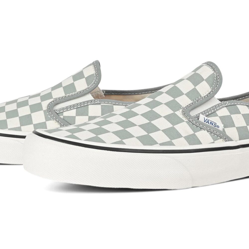 Vans Classic Slip-On SF Skate Shoes - Green Milieu/Marshmallow