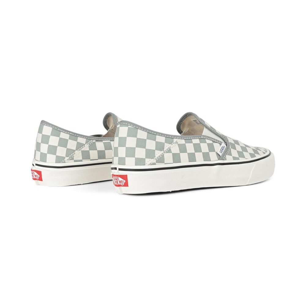 Vans Classic Slip-On SF Skate Shoes - Green Milieu/Marshmallow