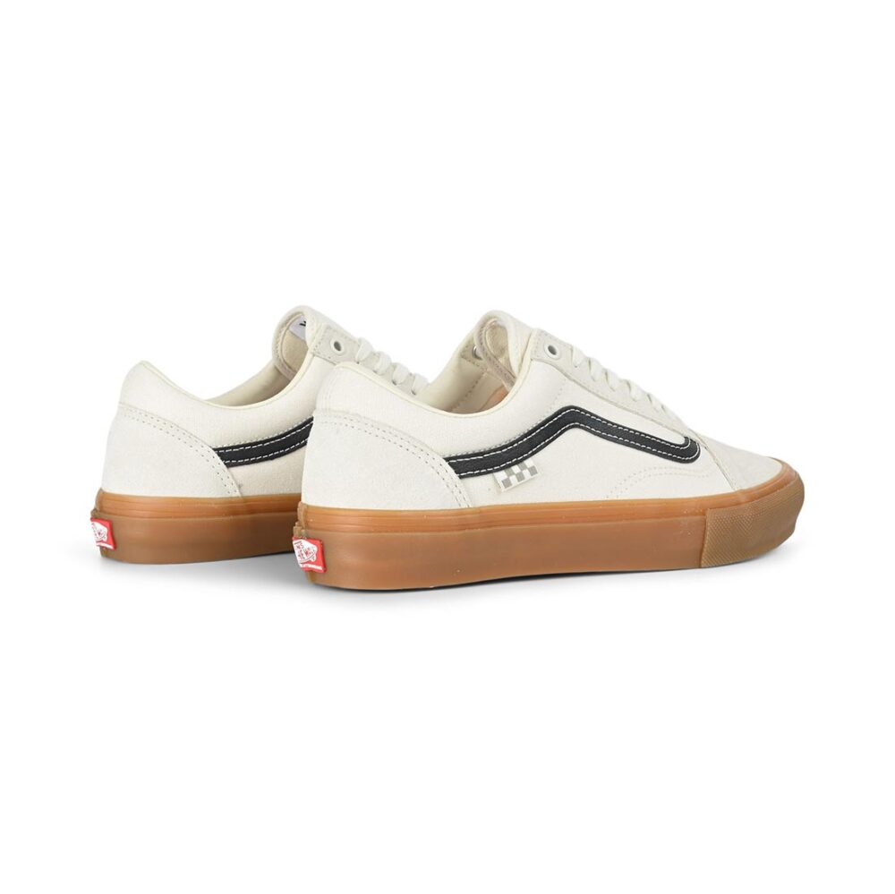 Vans Old Skool Skate Shoes - Marshmallow/Gum