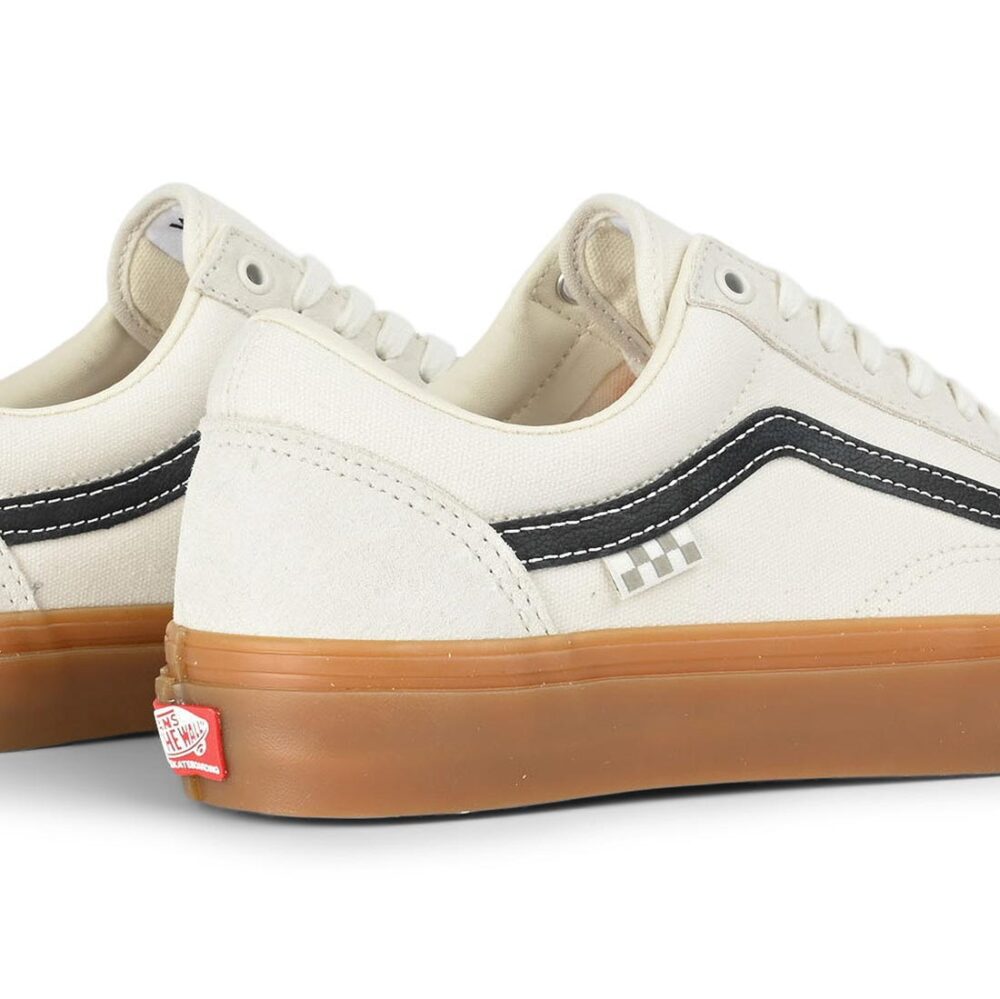 Vans Old Skool Skate Shoes - Marshmallow/Gum
