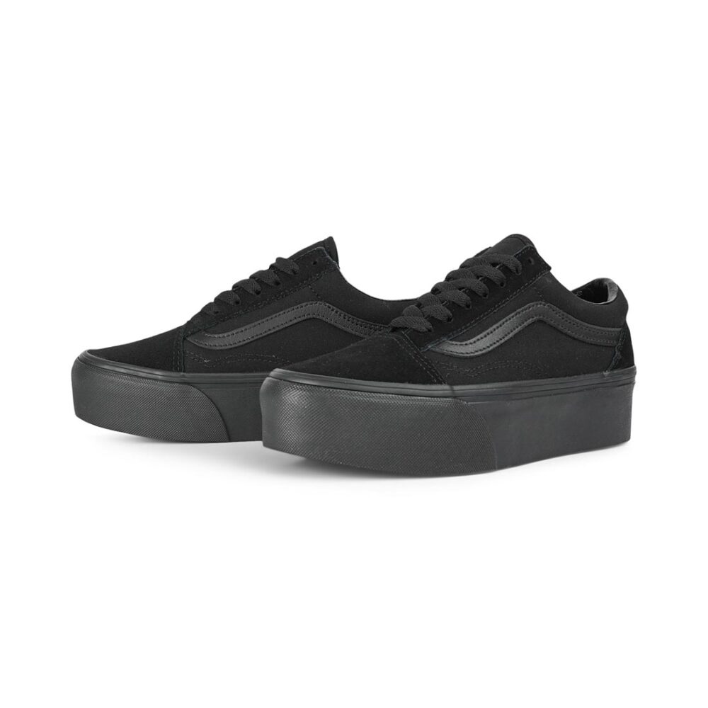 Vans Old Skool Stackform Skate Shoes - Black/Black
