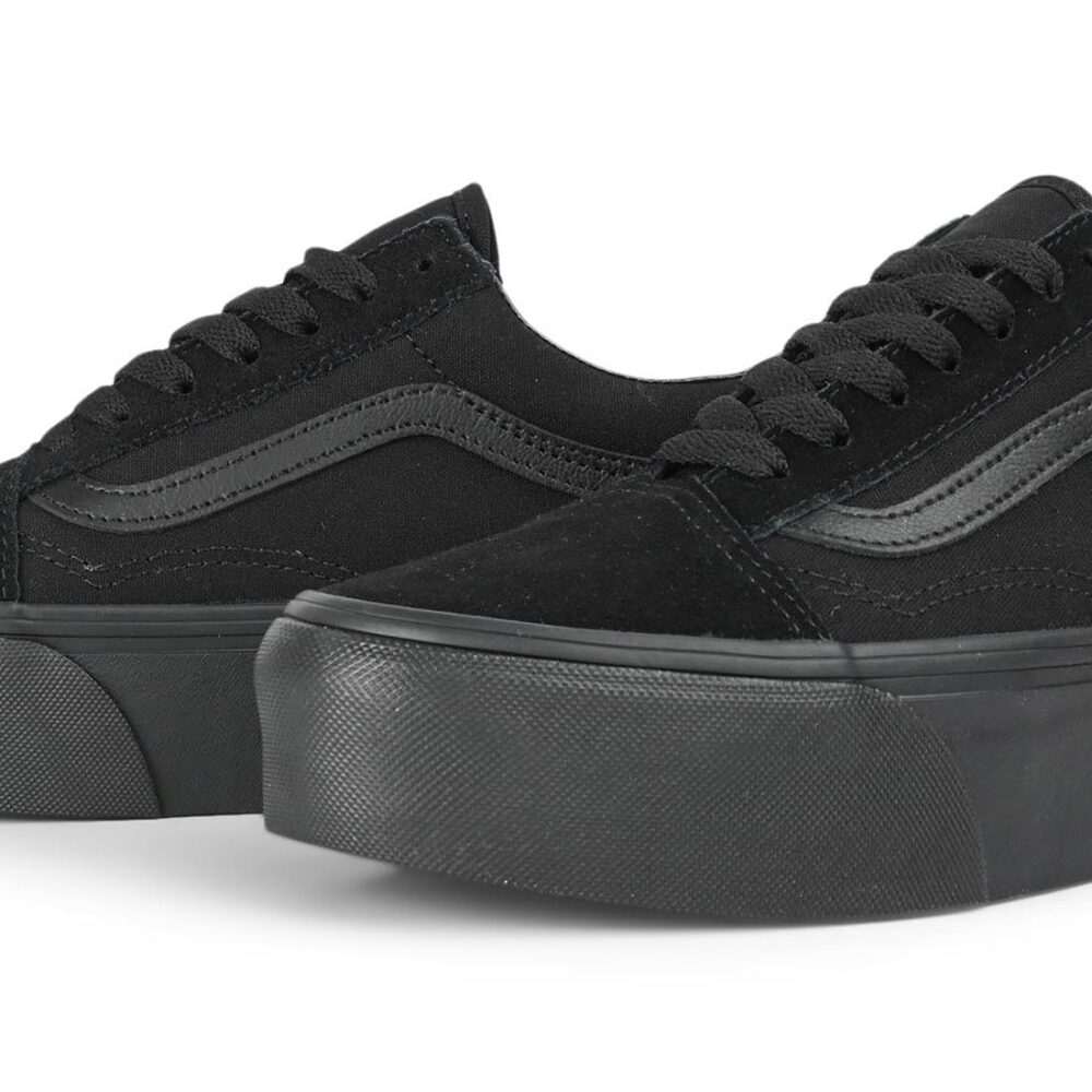 Vans Old Skool Stackform Skate Shoes - Black/Black