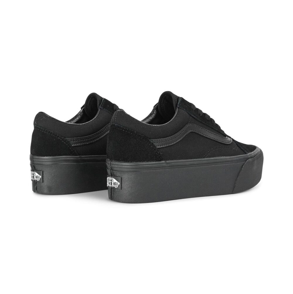 Vans Old Skool Stackform Skate Shoes - Black/Black