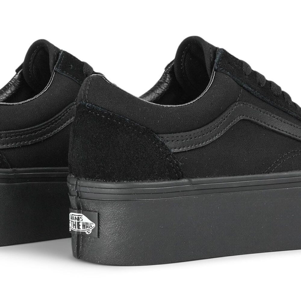 Vans Old Skool Stackform Skate Shoes - Black/Black