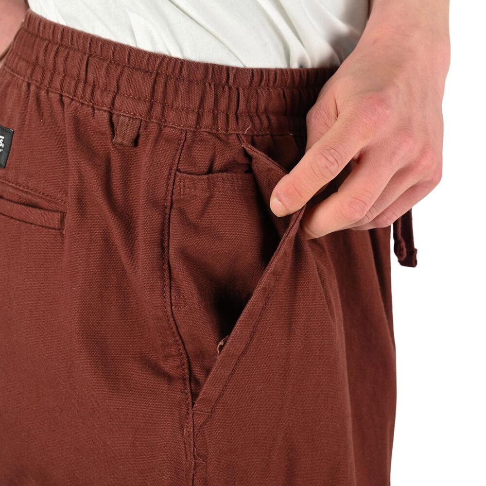 Vans Range Baggy Cargo Elasticated Pants - Bitter Chocolate