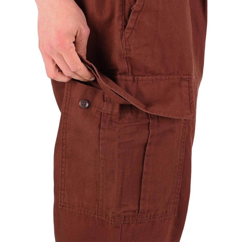 Vans Range Baggy Cargo Elasticated Pants - Bitter Chocolate