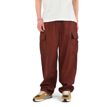 Vans Range Baggy Cargo Elasticated Pants - Bitter Chocolate