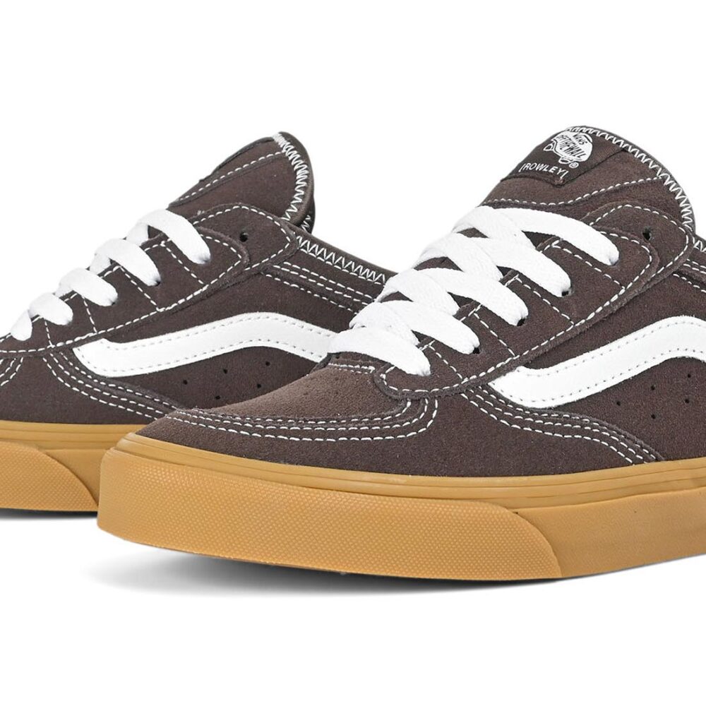 Vans Rowley Classic Skate Shoes - Chocolate/White/Gum