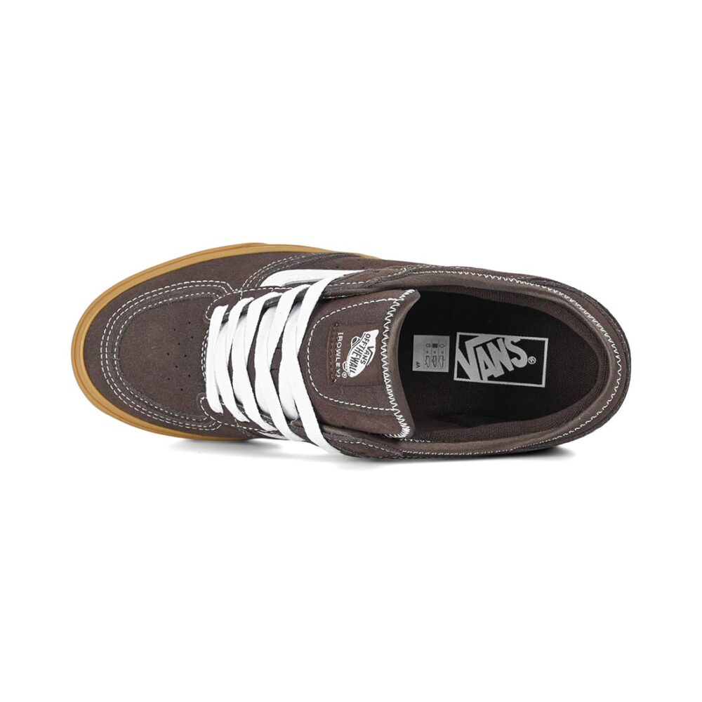 Vans Rowley Classic Skate Shoes - Chocolate/White/Gum