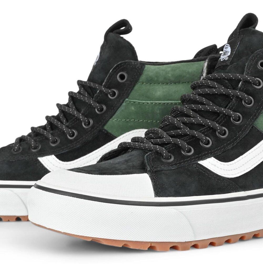 Vans Sk8-Hi MTE-2 Winterised Skate Shoes - Black/Green