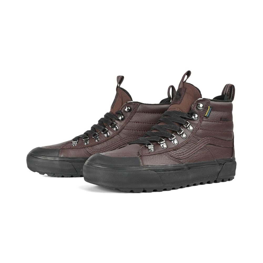 Vans Sk8-Hi MTE DR Winterised Skate Shoes - Chocolate/Black