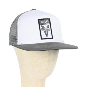 Venture Awake Trucker Cap - White/Light Grey