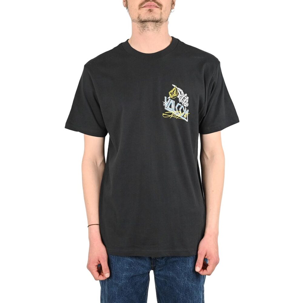 Volcom Dropped This S/S T-Shirt - Antique Black