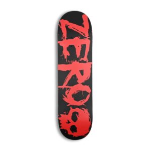 Zero Blood 8.25" Skateboard Deck - Black Dip