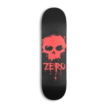 Zero Blood Skull Skateboard Deck - Black Dip