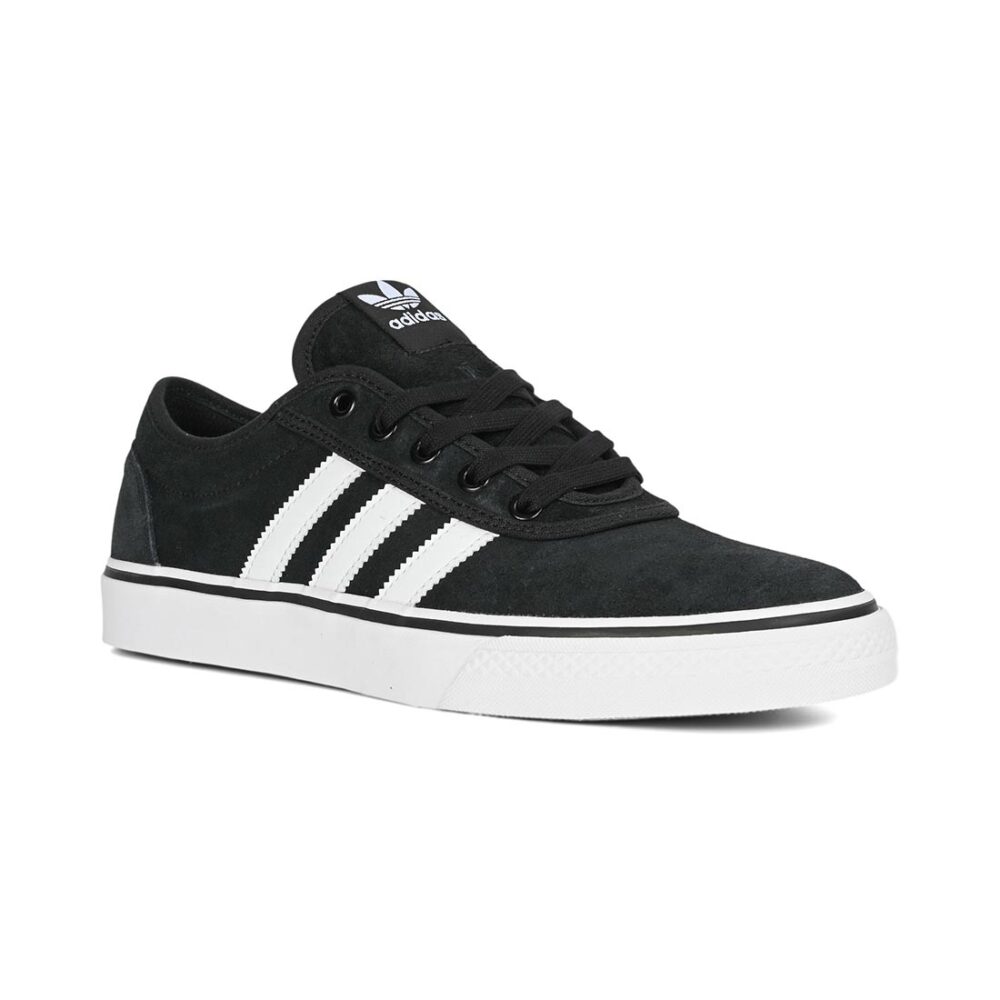 Adidas Adi Ease Skate Shoes - Core Black/White/White