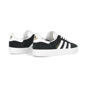 Adidas Gazelle ADV Skate Shoes - Black/White/Gold