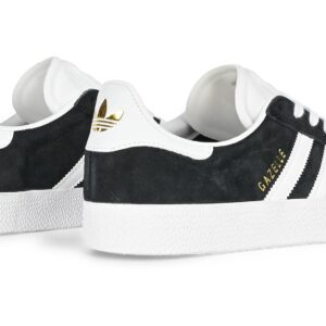 Adidas Gazelle ADV Skate Shoes - Black/White/Gold