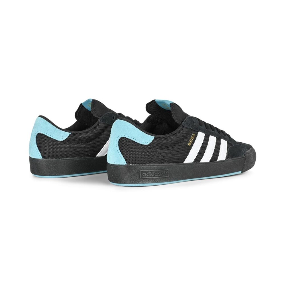 Adidas Nora Skate Shoes - Core Black/White/Gold