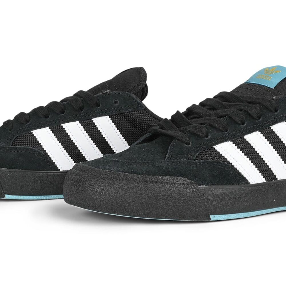 Adidas Nora Skate Shoes - Core Black/White/Gold