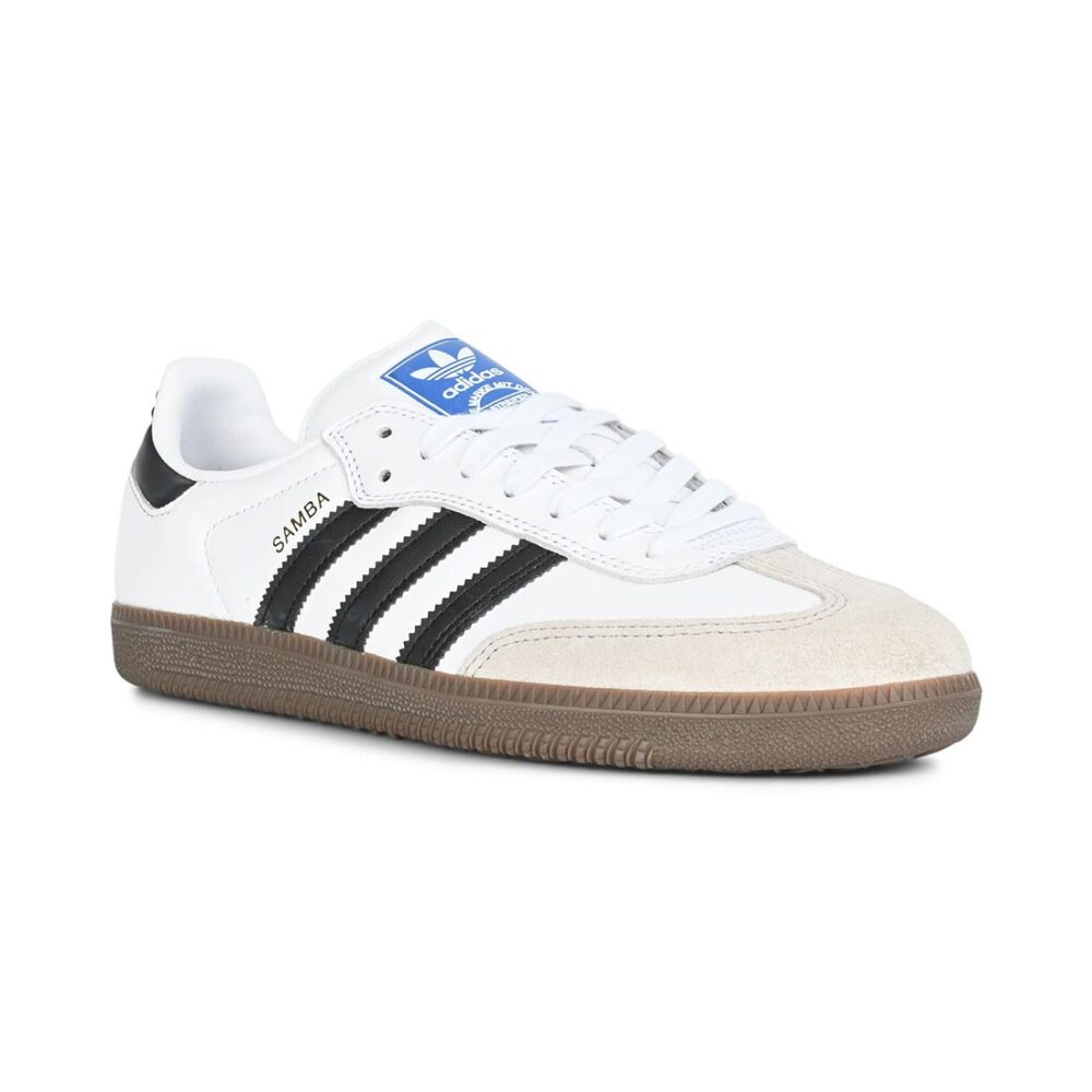 Adidas Samba ADV Skate Shoes - White/Black/Gum