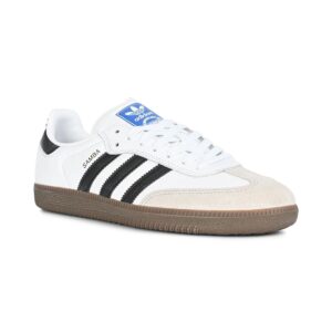 Adidas Samba ADV Skate Shoes - White/Black/Gum