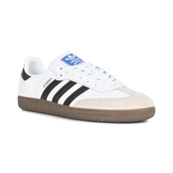 Adidas Samba ADV Skate Shoes - White/Black/Gum