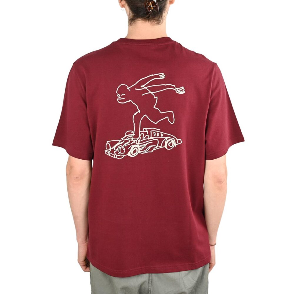 Adidas Shmoofoil Gonz Speedy S/S T-Shirt - Shadow Red/Alumina