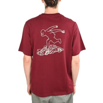 Adidas Shmoofoil Gonz Speedy S/S T-Shirt - Shadow Red/Alumina