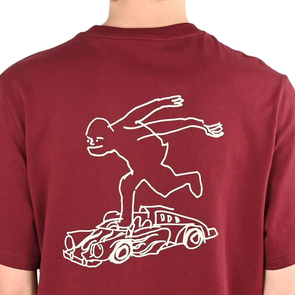 Adidas Shmoofoil Gonz Speedy S/S T-Shirt - Shadow Red/Alumina