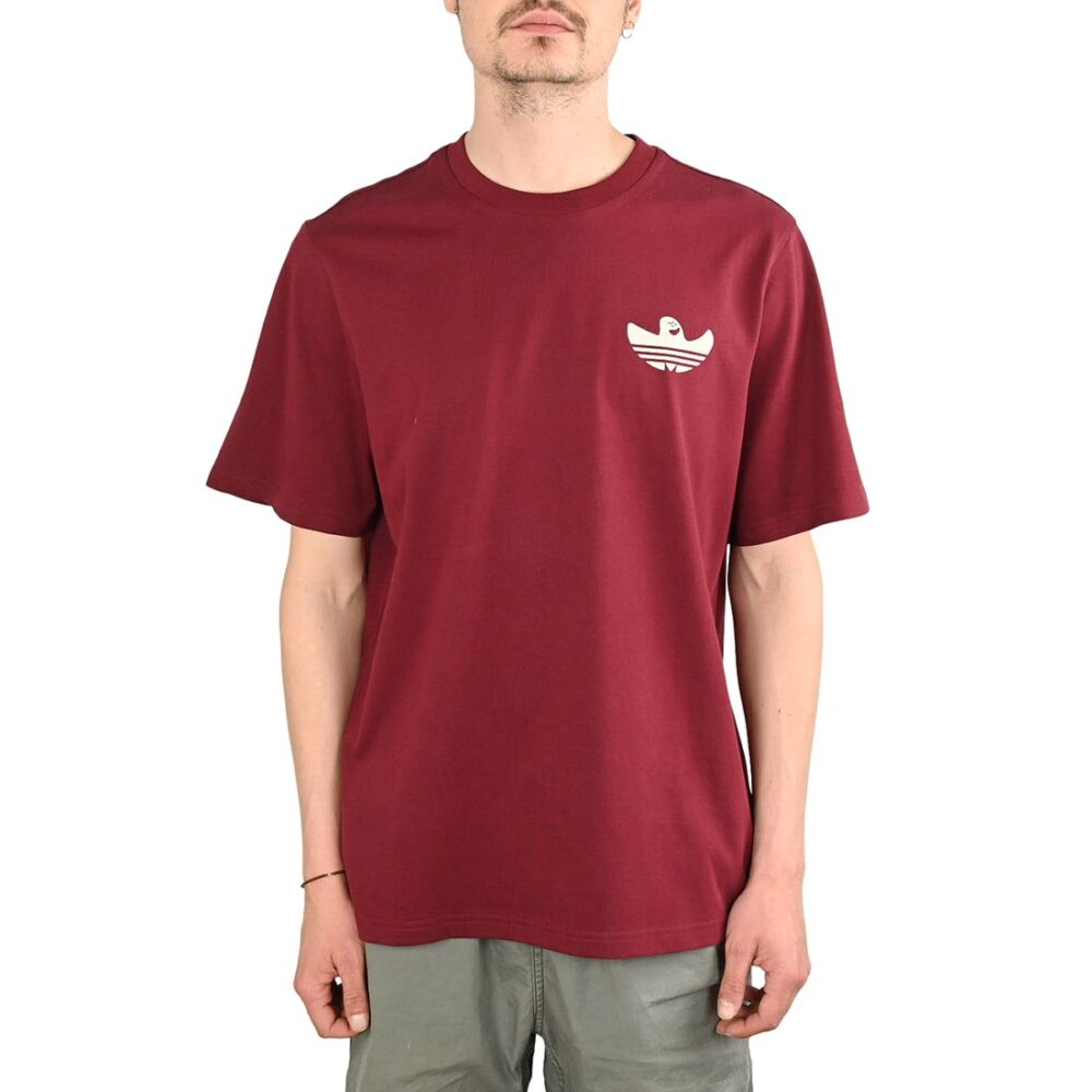 Adidas Shmoofoil Gonz Speedy S/S T-Shirt - Shadow Red/Alumina