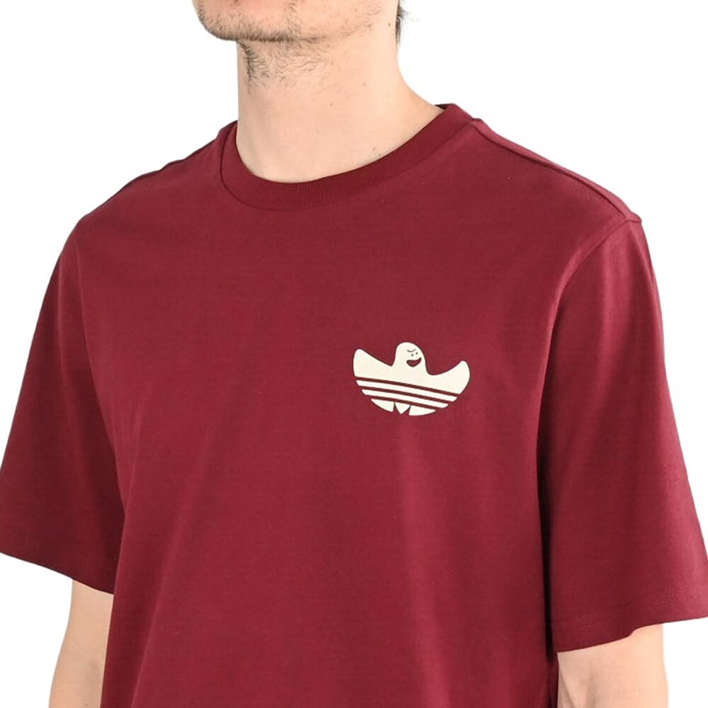 Adidas Shmoofoil Gonz Speedy S/S T-Shirt - Shadow Red/Alumina