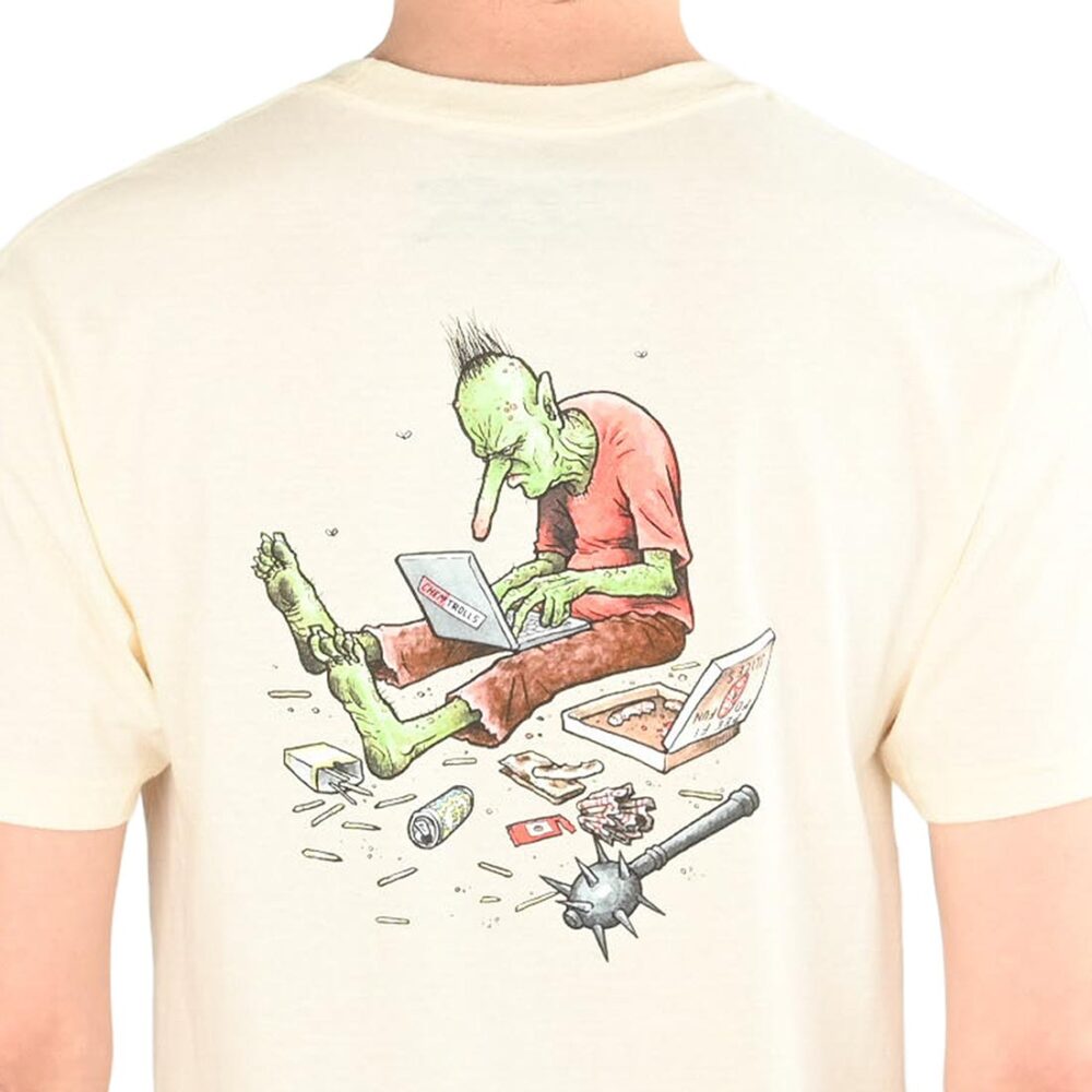 Anti Hero Trolls S/S T-Shirt - Cream