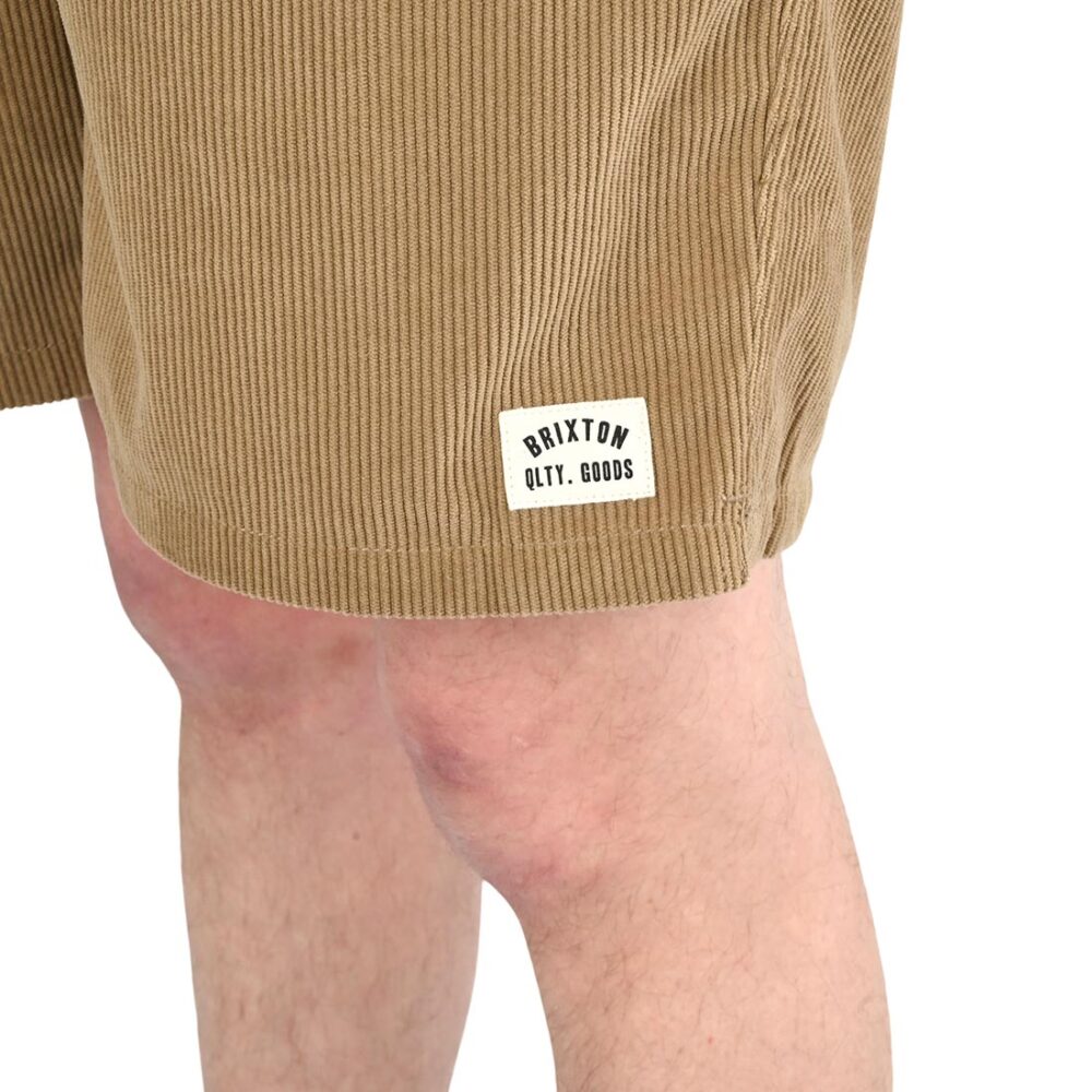 Brixton Everyday Corduroy Shorts - Khaki