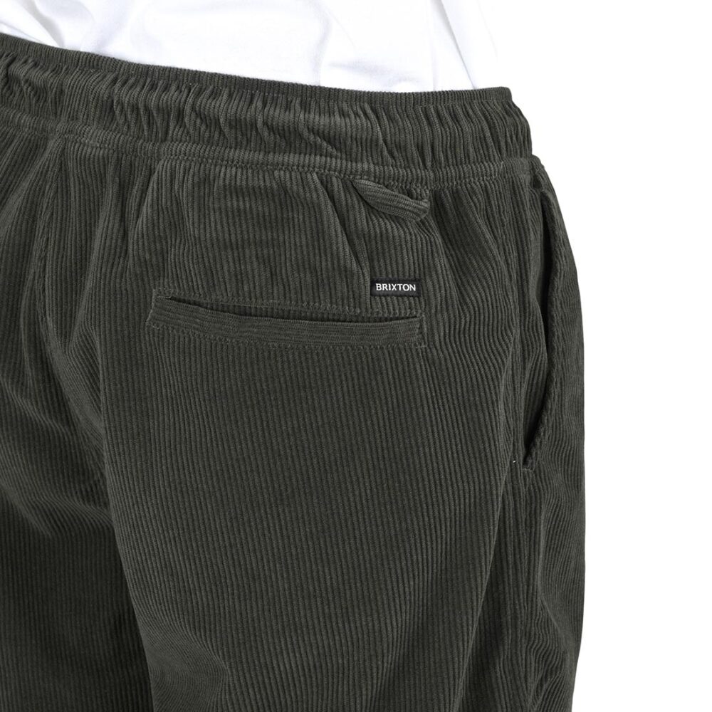 Brixton Everyday Corduroy Shorts - Washed Black