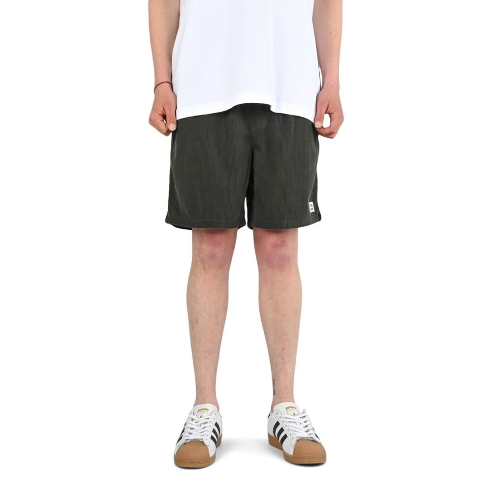 Brixton Everyday Corduroy Shorts - Washed Black
