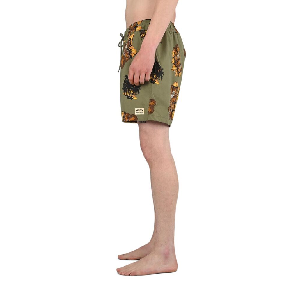 Brixton Everyday Hybrid Shorts - Olive Surplus Floral