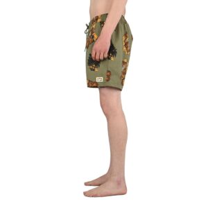 Brixton Everyday Hybrid Shorts - Olive Surplus Floral