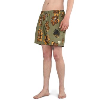 Brixton Everyday Hybrid Shorts - Olive Surplus Floral