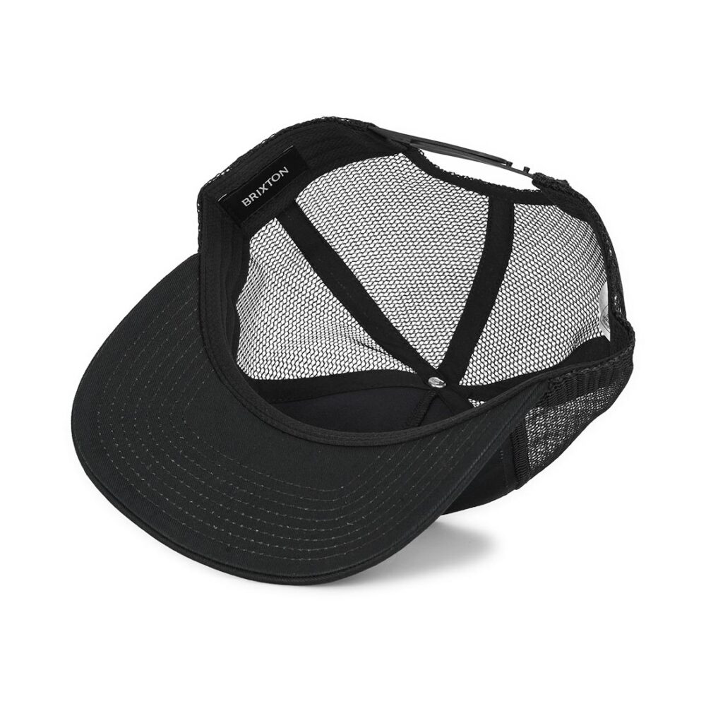 Brixton Keaton Trucker Cap - Black/Black
