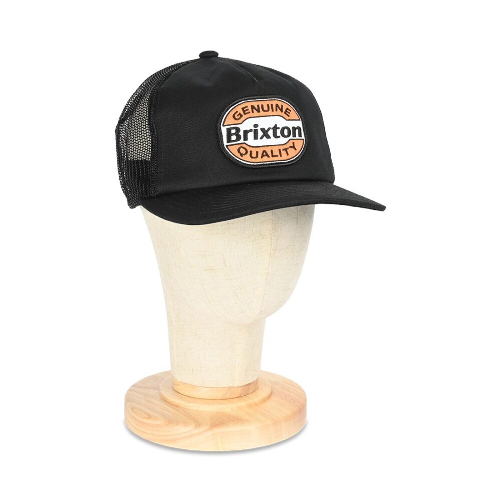Brixton Keaton Trucker Cap - Black/Black