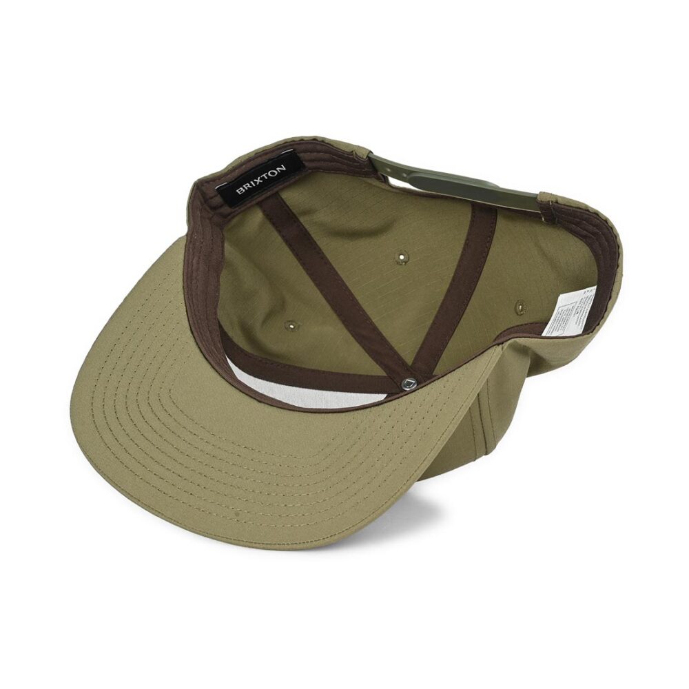 Brixton Oath III Snapback Cap - Ivy Green Ripstop