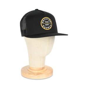 Brixton Oath Trucker Cap - Black/Black