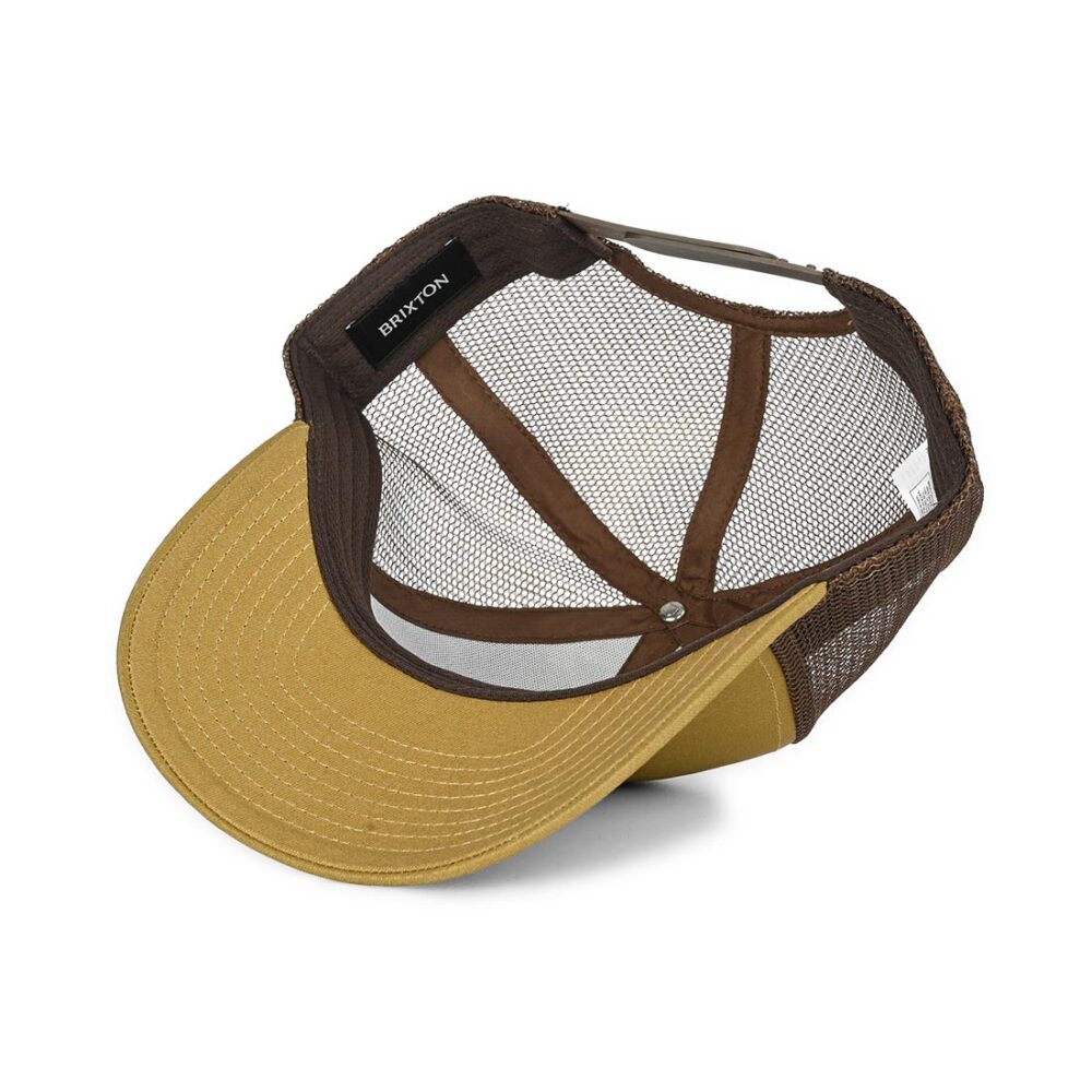 Brixton Regal NP Trucker Cap - Dark Khaki/Coffee