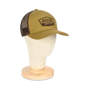 Brixton Regal NP Trucker Cap - Dark Khaki/Coffee