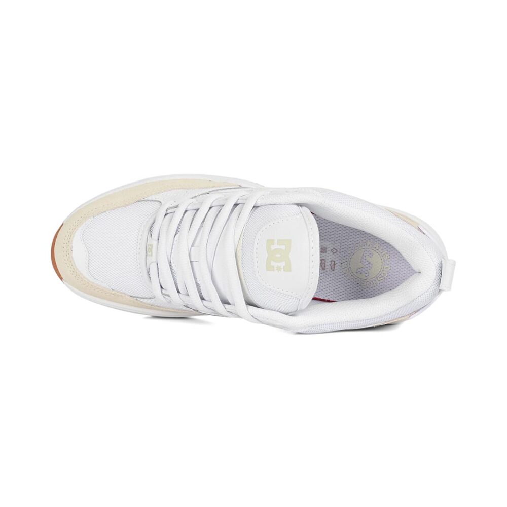 DC Ascend Skate Shoes - White/Gum