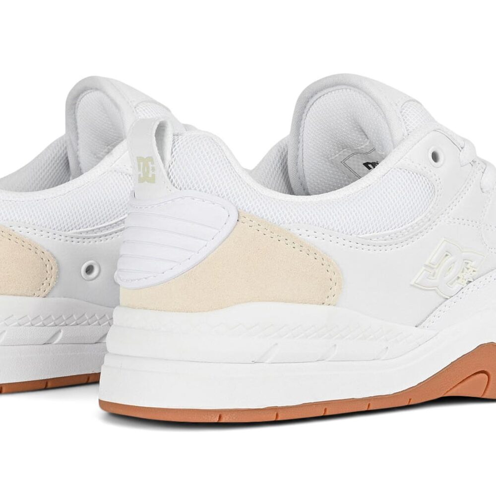 DC Ascend Skate Shoes - White/Gum