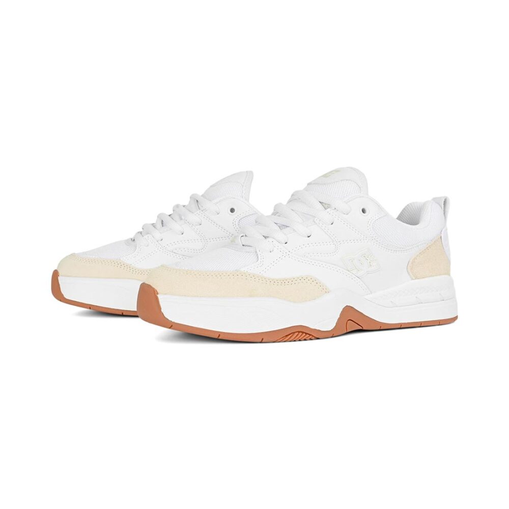 DC Ascend Skate Shoes - White/Gum
